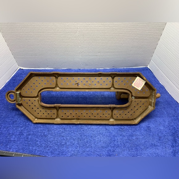 Pair Retro 1980 BURWOOD 2473 Plastic RATTAN Bamboo WALL SCONCE Candle Holder 20” - Picture 6 of 10